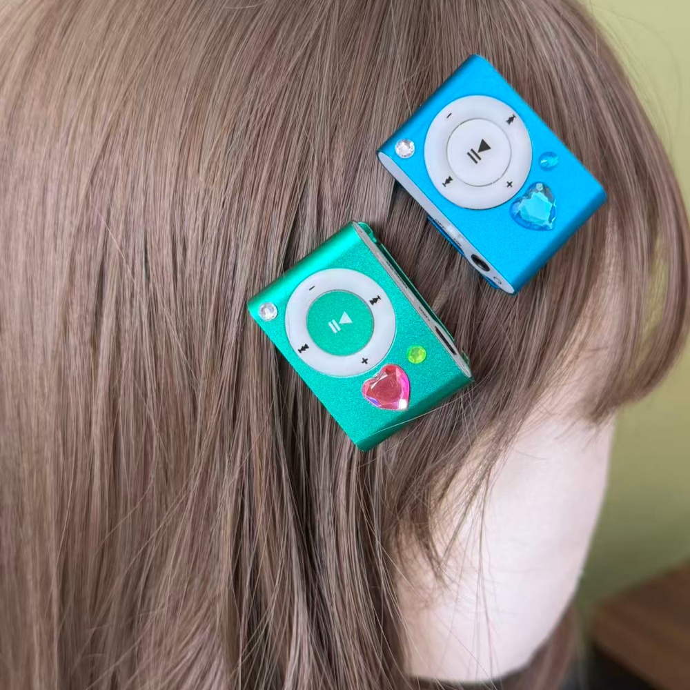 Audio Music Player - Originele Love Diamond MP3 Haarclip Speler