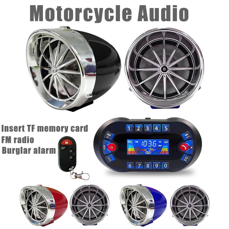 Audio Music Mp3 - Mt730 Motorfiets Bluetooth Speaker Versterker Output