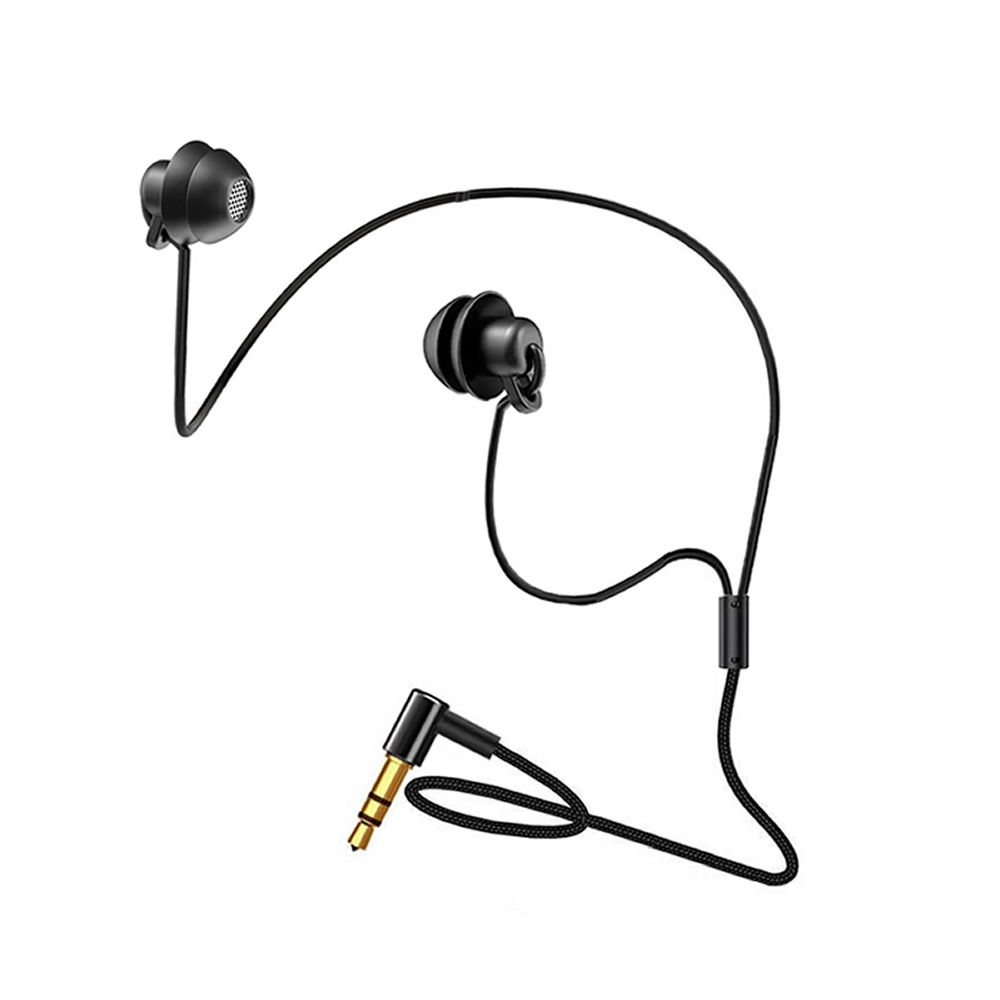 Audio Music Player - 3,5 mm korte bedrade hoofdtelefoon siliconen