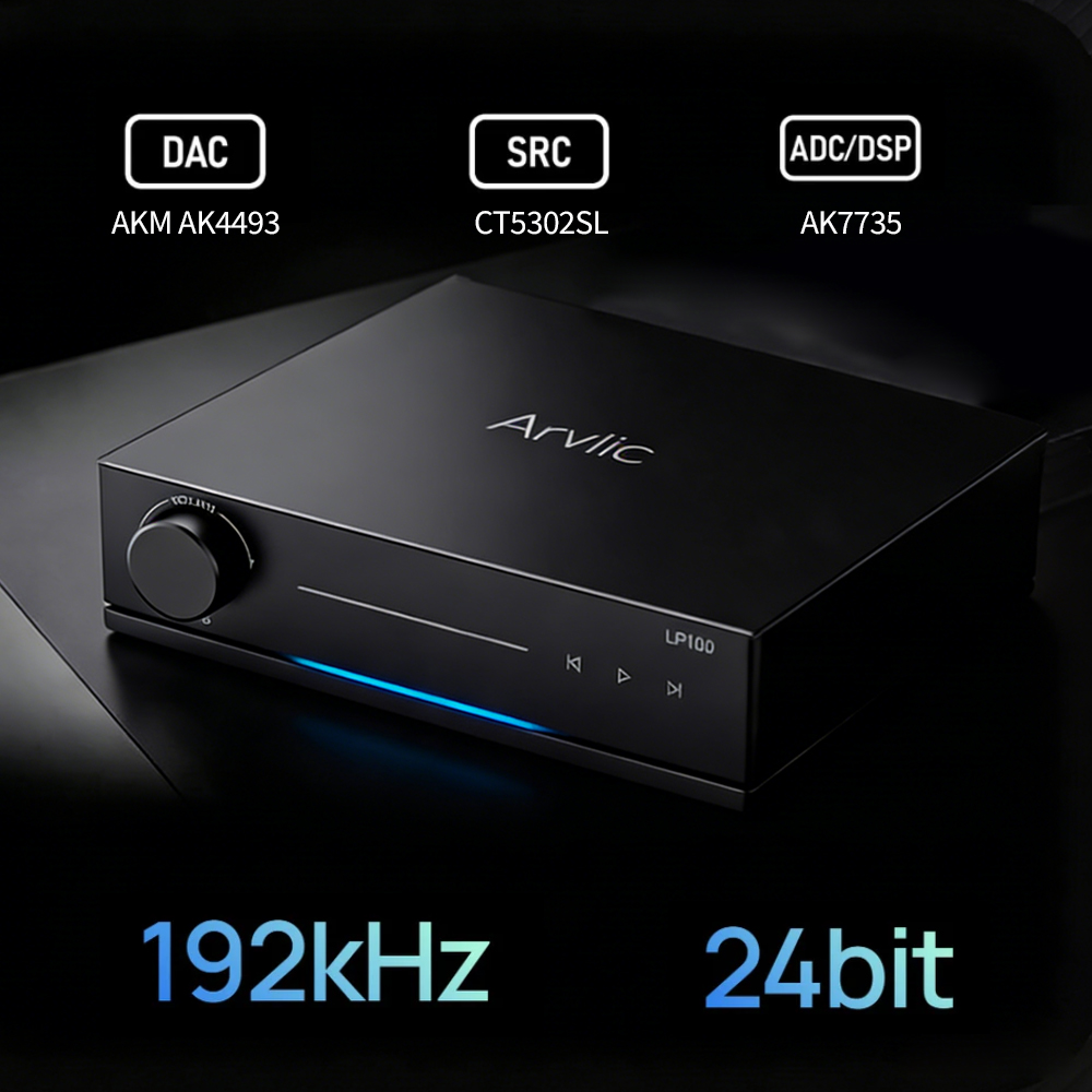Audio Music Google - Arylic LP100 draadloze muziekstreamer, WiFi Bluetooth
