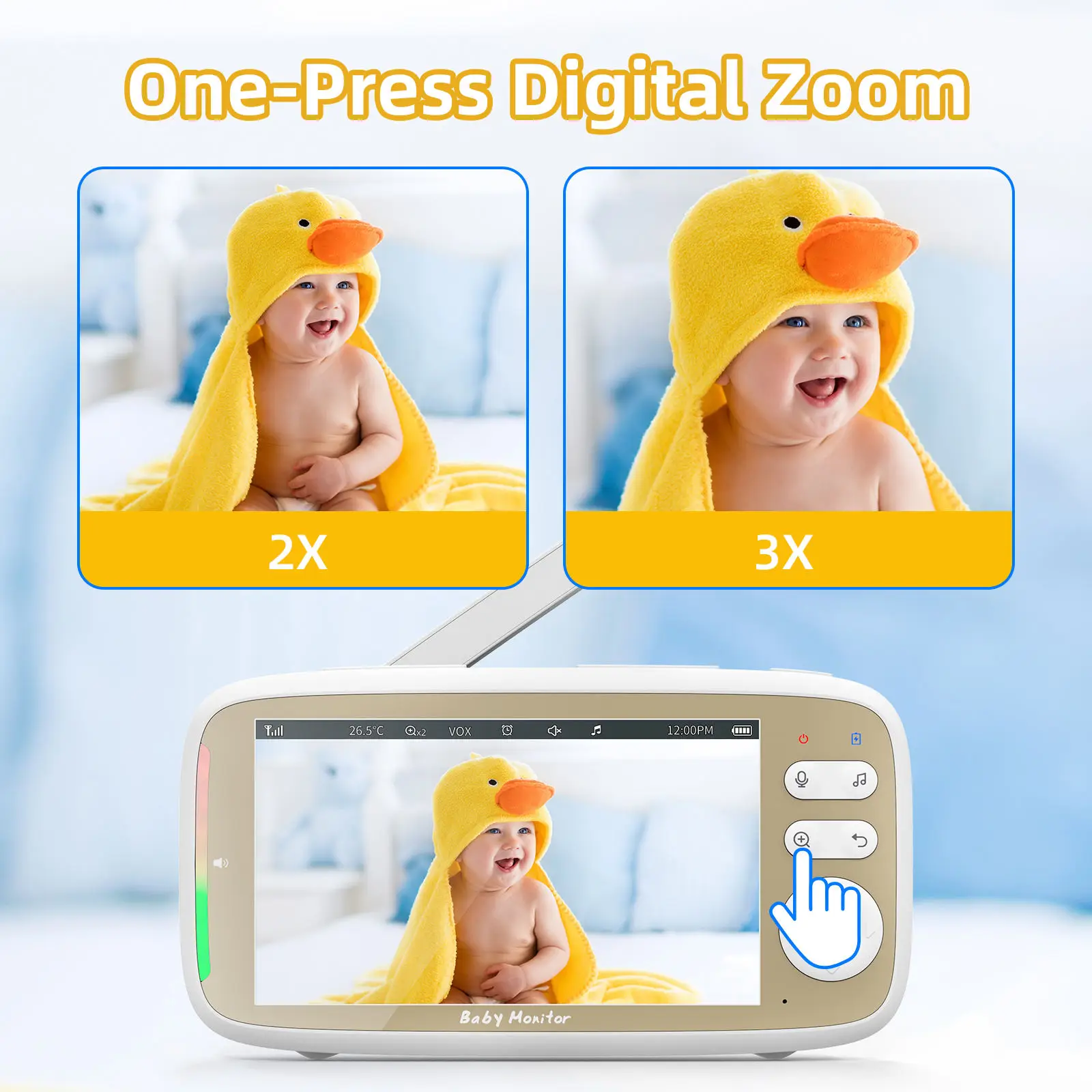 VB803 PRO Babyfoon, met 2st Zo - Audio Hd Music recensie en prijs