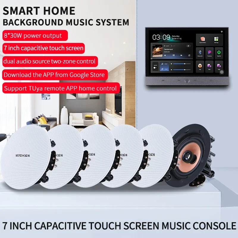 Smart Home achtergrondmuzieksy - Audio Music Google recensie en prijs