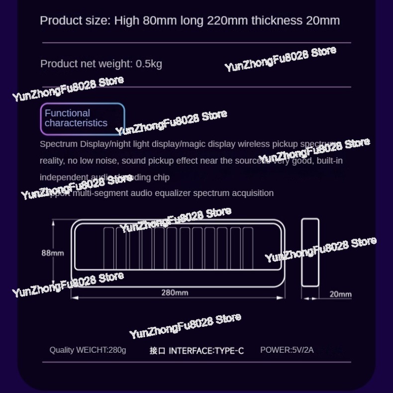 12-Bit RGB Pickup Level Light  - Audio Youtube Music Free recensie en prijs