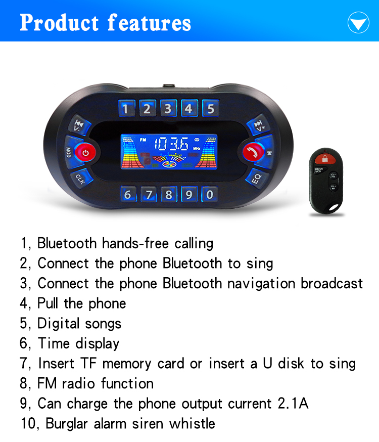 Mt730 Motorfiets Bluetooth Spe - Audio Music Mp3 recensie en prijs