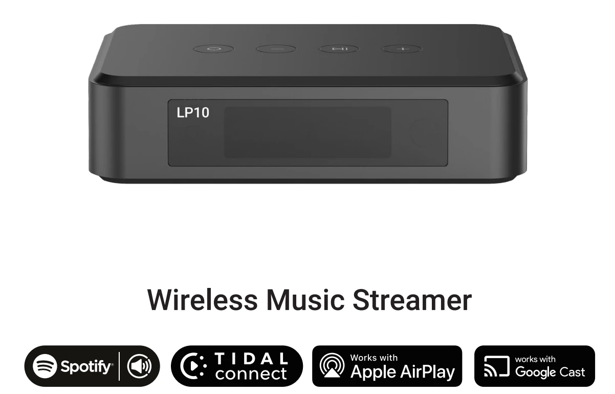 LP10 AirPlay2 Google Cast draa - Audio Music Google recensie en prijs