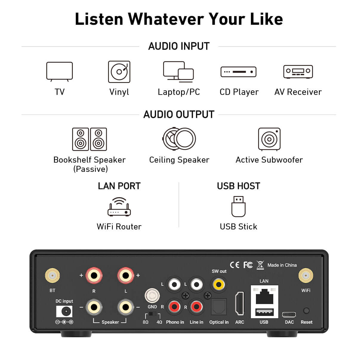 50Wx2 Draadloze AirPlay2 HDMI  - Audio Music Google recensie en prijs