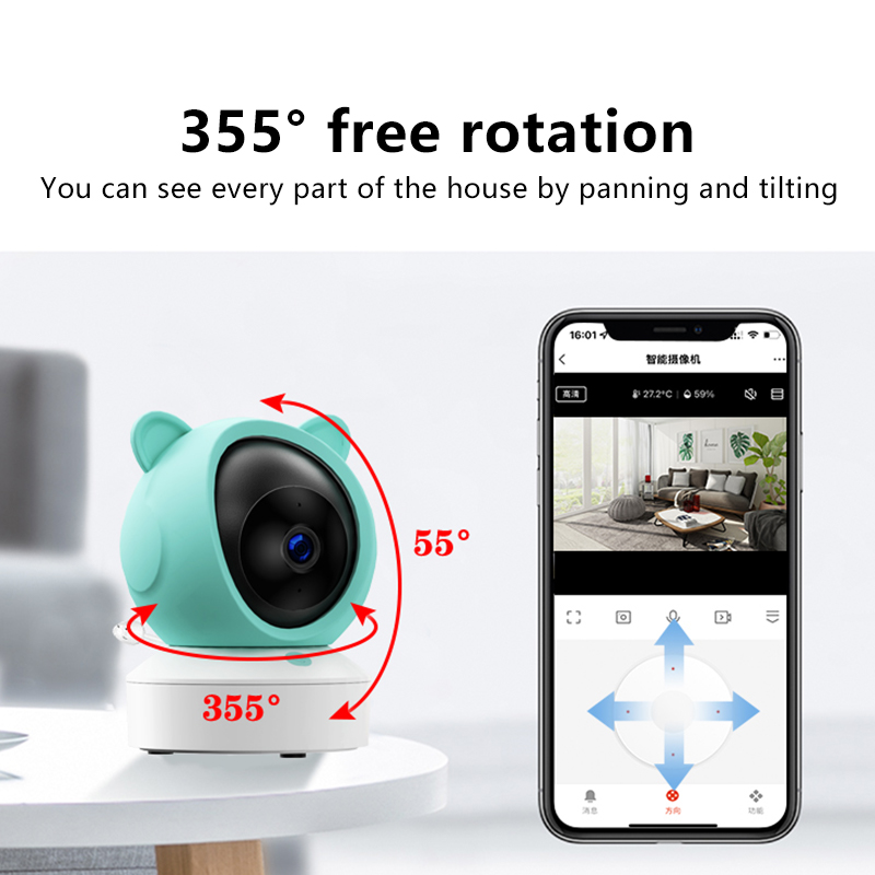 Danmini 1080P Babyfoon Mobiele - Audio Hd Music recensie en prijs