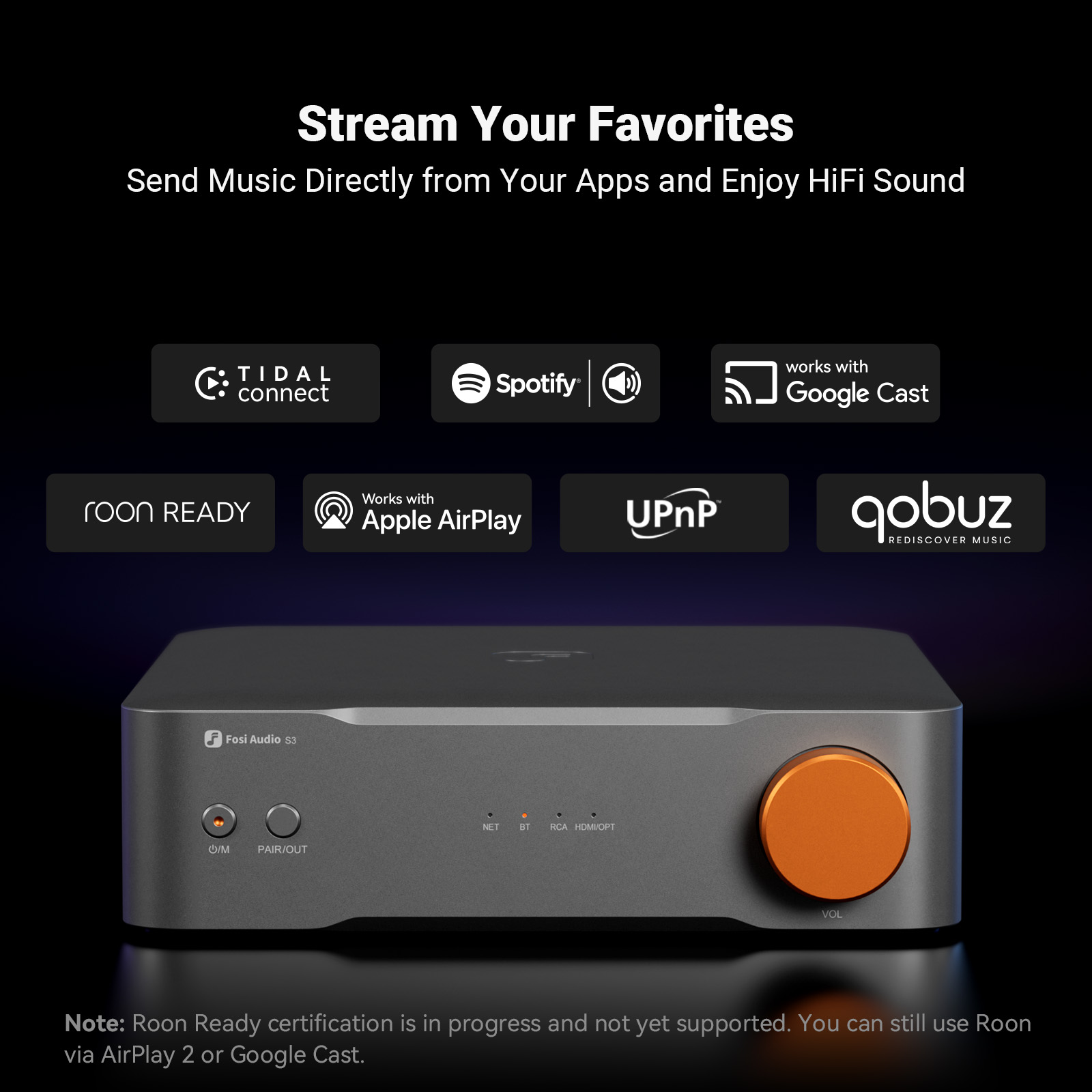 Fosi Audio S3 HiFi Muziekstrea - Audio Music Google recensie en prijs