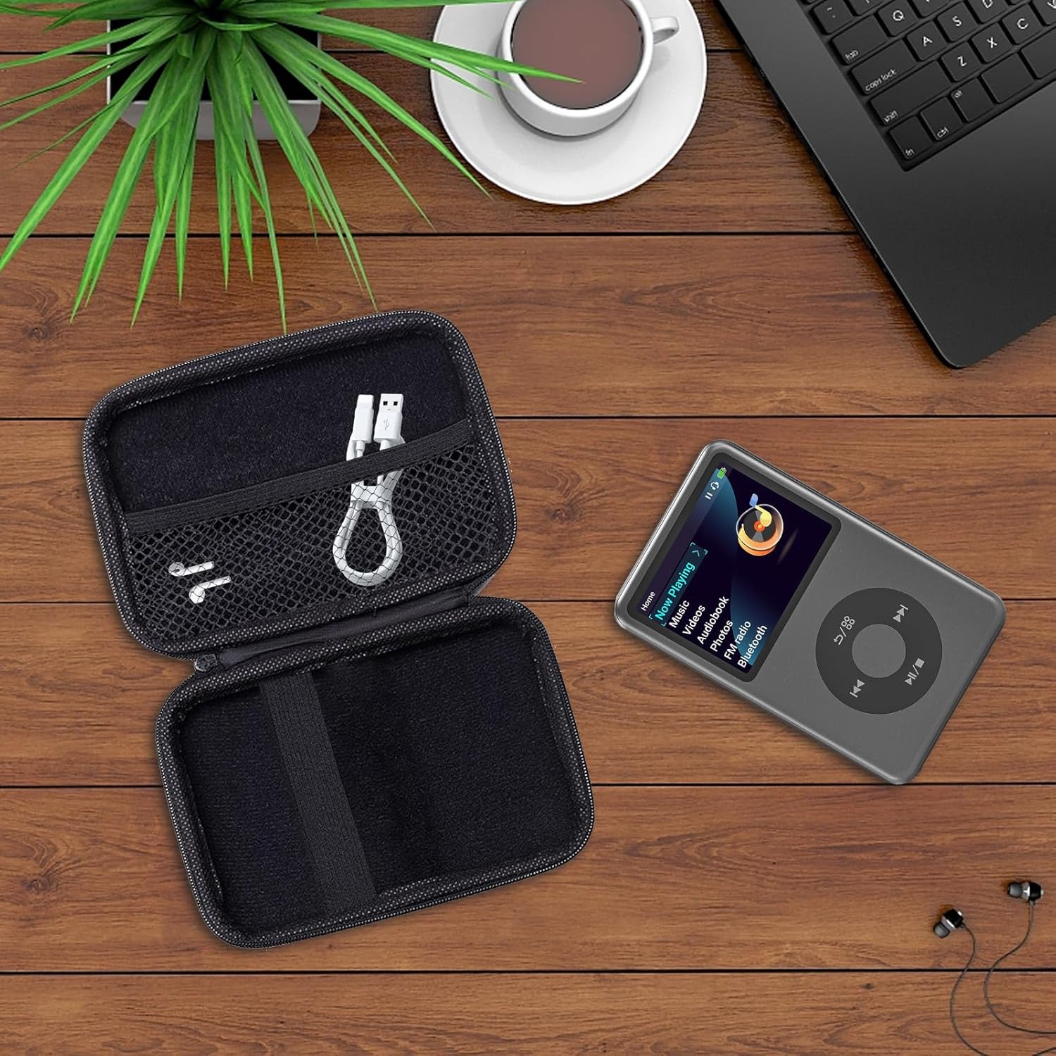 Draagtas met harde schaal, com - Audio Music Player recensie en prijs